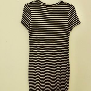 Striped t-shirt dress